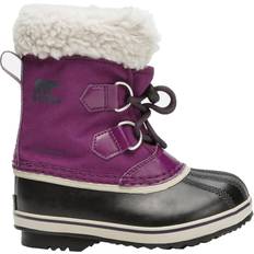 25 - Botas de Invierno Zapatos de invierno Sorel Children's Yoot Pac Nylon - Wild Iris/Dark Plum