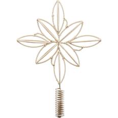 Baumwolle Weihnachtsbaumschmuck House Doctor Top Star Beige Weihnachtsbaumschmuck 32cm