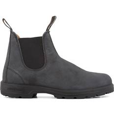 Slip-On - Unisex Chelsea Boots Blundstone Classics 587 - Rustic Black