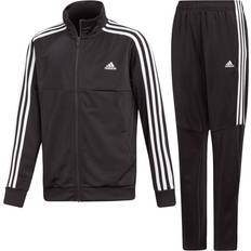 Resirkulerte materialer Tracksuits Adidas Tiro Track Suit Jr - Black/White