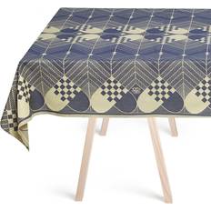 Egyptian Cotton Cloths & Tissues Georg Jensen Christmas Tablecloth Blue/Gold (300x165cm)