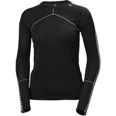 Helly Hansen Women Base Layer Tops Helly Hansen Lifa Crew Women - Black