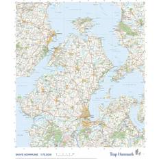 Danmark kort Trap Danmark: Kort over Skive Kommune: Topografisk kort 1:75.000 (2019)