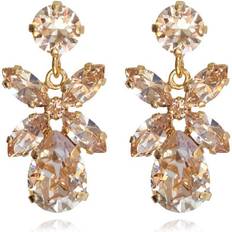 Caroline svedbom mini dione Caroline Svedbom Mini Dione Earrings - Gold/Silk