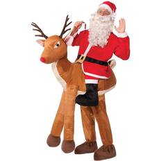 Bristol Novelty Santa Ride-A-Reindeer Costume Adult Men