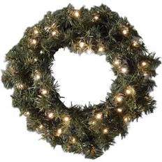 Batteridriven Jullampor på rea Konstsmide 2754-800 Wreath Jullampa 40cm