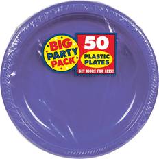 Amscan Plates New Purple 50-pack