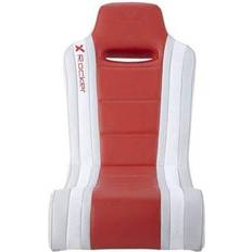 X-Rocker Hydra 2.0 Floor Rocker Gaming Chair - White/Red