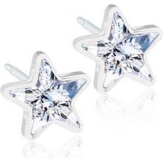 Blomdahl Star Magical Plastic Earrings w. Swarovski Crystals (15‑0108‑01)