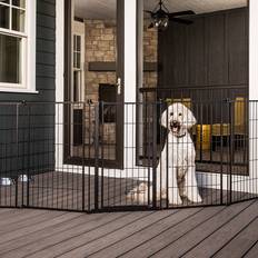 Tall pet gates Carlson Outdoor Extra Tall Super Wide Pet Pen and Gate