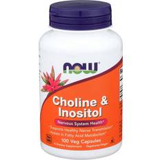 Choline Now Foods Choline & Inositol 500mg 100 stk