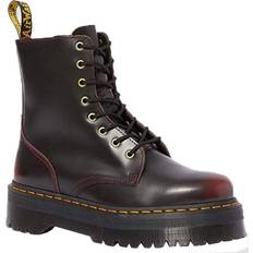 Textile Lace Boots Dr. Martens Jadon - Cherry Red Arcadia