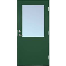 Grön Ytterdörrar Scandidoor Paris Ytterdörr Klarglas S 6530-G10Y V (100x210cm)