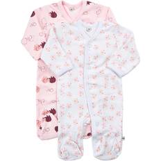 V-udskæring Pyjamasser Børnetøj Pippi Pyjamas 2-pack - Lightrose (3821-501)