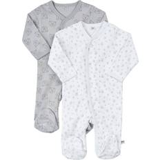 V-udskæring Pyjamasser Børnetøj Pippi Pyjamas 2-pack - Harbor Mist (3821-190)