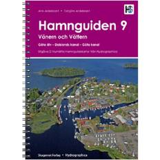 Hamnguiden Hamnguiden 9: Vänern och Vättern, Göta älv, Dalslands kanal, Göta kanal, 2. utgave (Spiral, 2020)