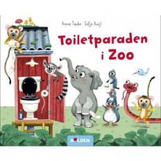 Dänisch - Kartonbuch Bücher Toiletparaden i Zoo (Kartonbuch, 2020)