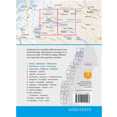 Outdoorkartan Nikkaluokta Sarek Saltoluokta: Blad 2 Skala 1:75 000