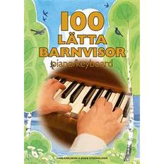 100 Lätta Barnvisor piano/keyboard (Häftad)