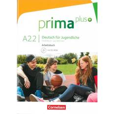 Tysk Lydbøger Prima plus - Deutsch für Jugendliche A2.2: Arbeitsbuch mit CD-ROM (Lydbog, CD, 2015)