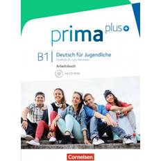 Ordbøker & Språk Lydbøker Prima plus - Deutsch für Jugendliche B1: Arbeitsbuch mit CD-ROM (Lydbok, CD, 2016)