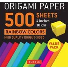 Rainbow high color Origami Paper 500 Sheets Rainbow Colors 4 (10 CM): Tuttle Origami Paper: High-Quality Double-Sided Origami Sheets Printed with 12 Different Color Comb (2020)
