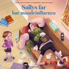 Sallys far har mandeinfluenza Sallys far (8) - Sallys far har mandeinfluenza (Lydbog, MP3, 2020)