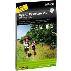 Kyst til Kyst Stien øst: Tofterup - Vejle 1:25 000