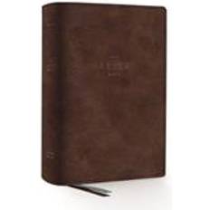 Holy bible king james NKJV, Abide Bible, Leathersoft, Brown, Red Letter Edition, Comfort Print: Holy Bible, New King James Version (Hardcover, 2020)