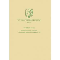 Die Gemeinde Und Ihr Territorium: Funf Gemeinden Der. (Paperback, 1971)