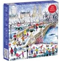 Jigsaw Puzzles Michael Storrings Bow Bridge In Central Park 500 Piece Puzzle