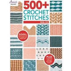 Hobby & Håndarbejde Lydbøger 500+ Crochet Stitches with CD (Lydbog, CD, 2019)