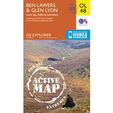 Ben Lawers & Glen Lyon, Loch Tay, Killin & Kenmore (Paperback, 2015)