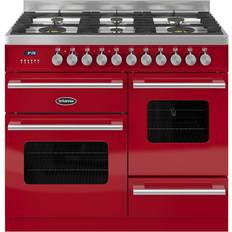 Cookers Britannia Delphi 100 XG Dual Fuel Black, Red