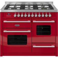 Cookers Britannia Delphi 110 XG Dual Fuel Black, Red