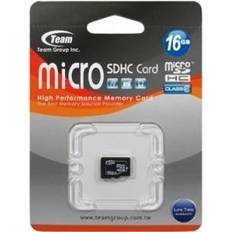 Team TMMSD16GC4, MicroSDHC, Class 4, Nero, 0 60 C, -20 85 C