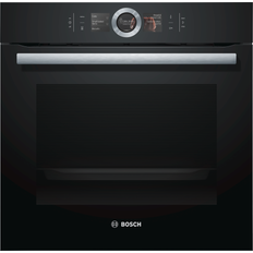 Bosch Single - Telescopic Rails Ovens Bosch HBG6764B6B Black