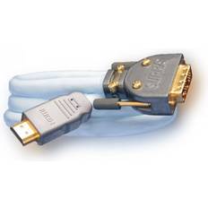 Supra hdmi kabel 4 meter Supra HDMI - DVI-D Single Link 4m