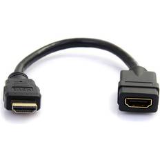 StarTech 2.0 HDMI - HDMI M-F Adapter 0.5ft