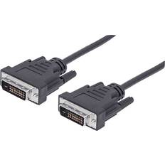 Cables Manhattan DVI-D - DVI-D Dual Link 1.8m