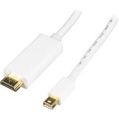 Kabel hdmi mini hdmi Deltaco Mini DisplayPort - HDMI M-M 2m