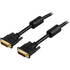 Deltaco DVI-I - DVI-I Dual Link 2m