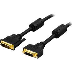 DVI-kablar Deltaco DVI-D - DVI-D Dual Link M-F 2m