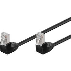 Goobay F/UTP Cat5e RJ45 (2x angled) 0.2m