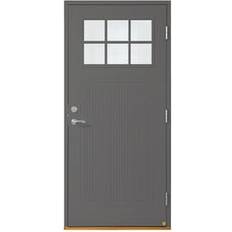 Leksandsdörren Västannor Ytterdörr Klarglas S 6000-N H (100x210cm)