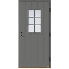 Leksandsdörren Insjön Ytterdörr Cotswoldglas S 6000-N H (90x200cm)