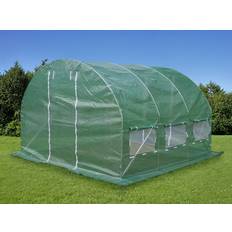 Dancover Invernaderos Independientes Dancover Polytunnel 9m² Acero inoxidable Plástico