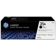 Toner till hp laserjet p1006 HP 35A - 2 Pack (Black)