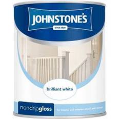 Johnstones Black Paint Johnstones Non Drip Gloss Wood Paint, Metal Paint Black 0.75L