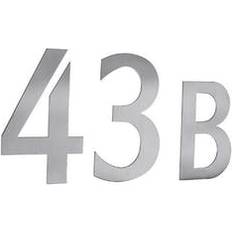 Steel Facade Numbers Beslagsboden Brushed Stainless Steel Mailbox Letter C B992